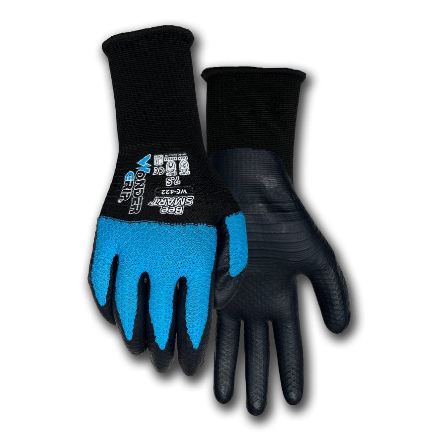 latex gardening gloves Black Latex Gloves 422WG (3 Pack) – Golden Stag Gloves
