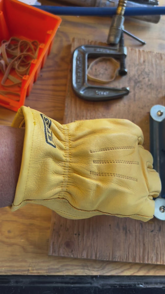 stag gloves leather working gloves for men construction