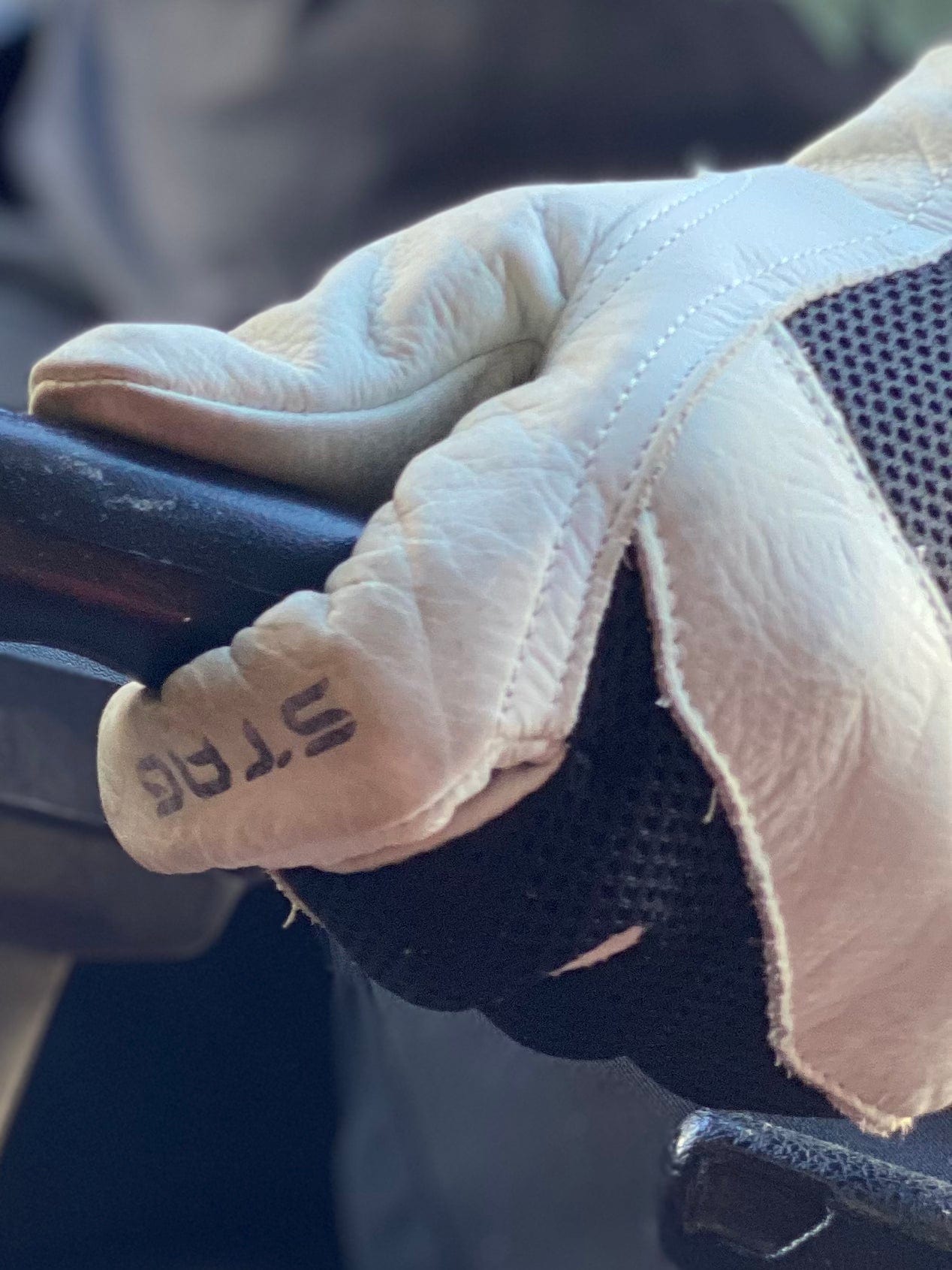 best gloves for working stag logo leather working gloves
