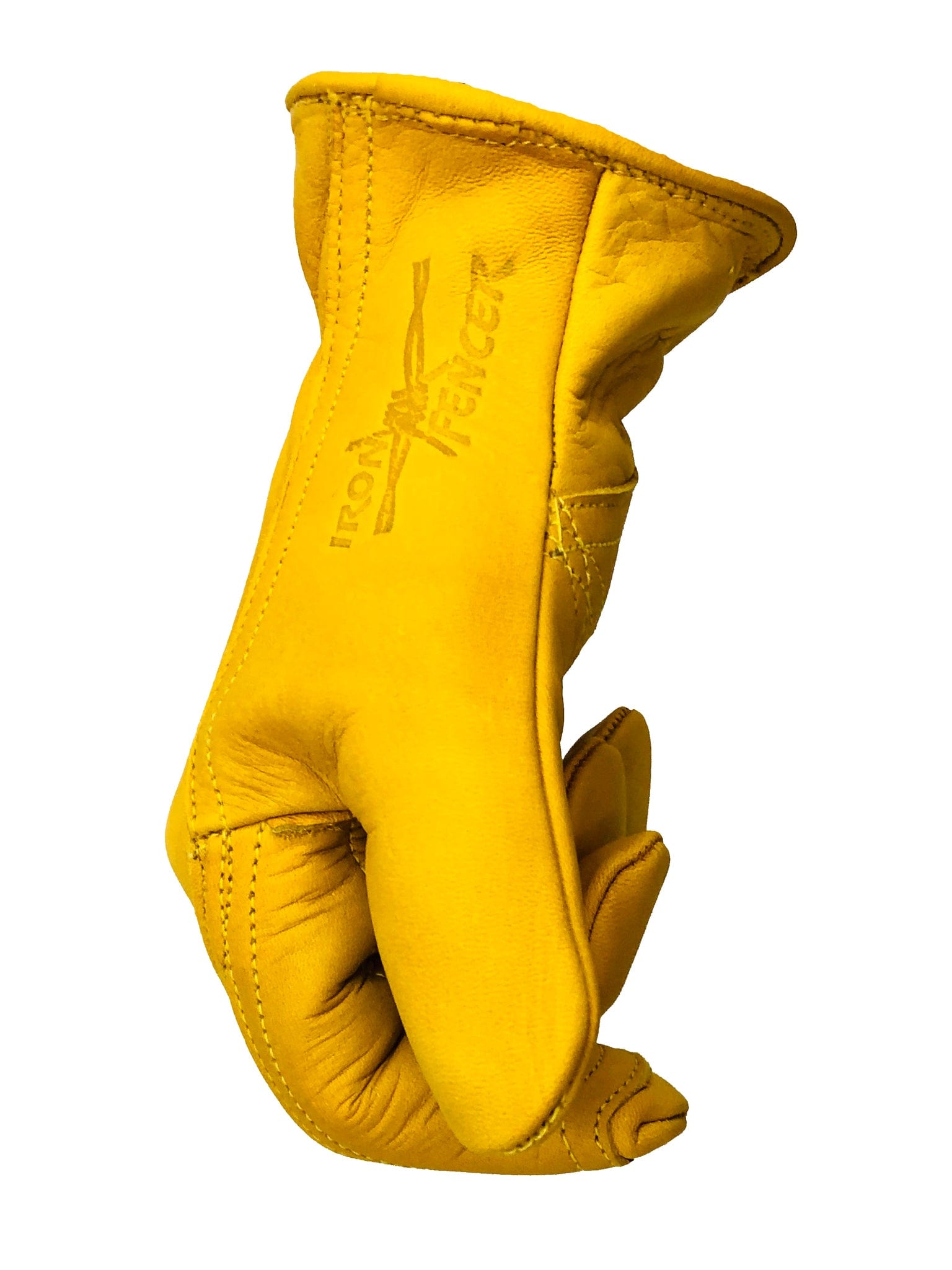 Iron Fencer Work Glove 207 Cowhide Leather Golden Stag Gloves for men working gloves construction barbed wire