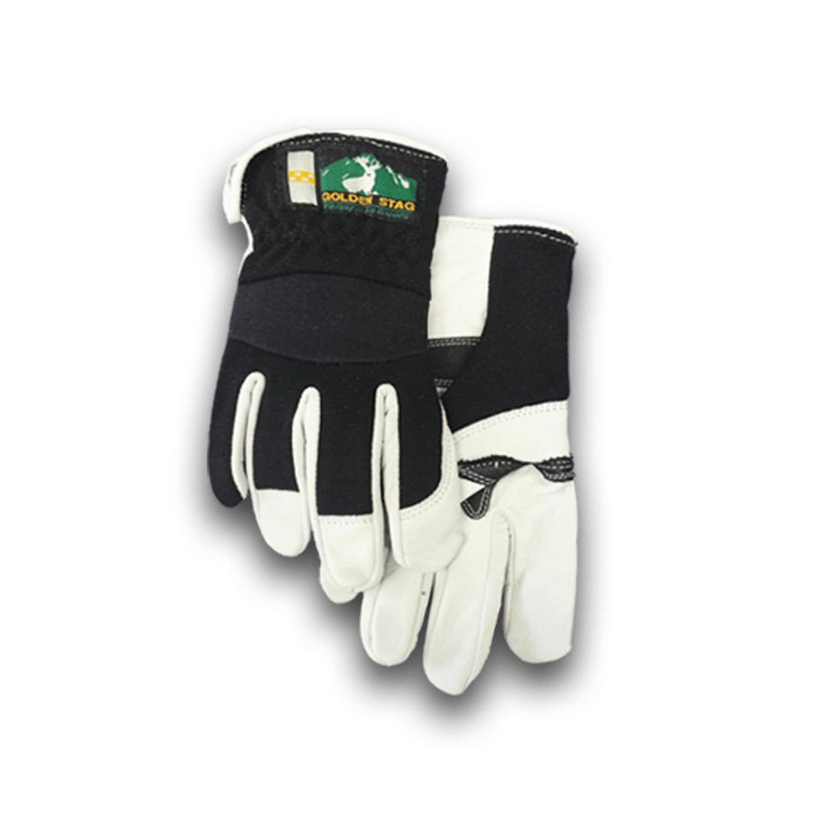 16K Kids Leather Work Glove Golden Stag Gloves