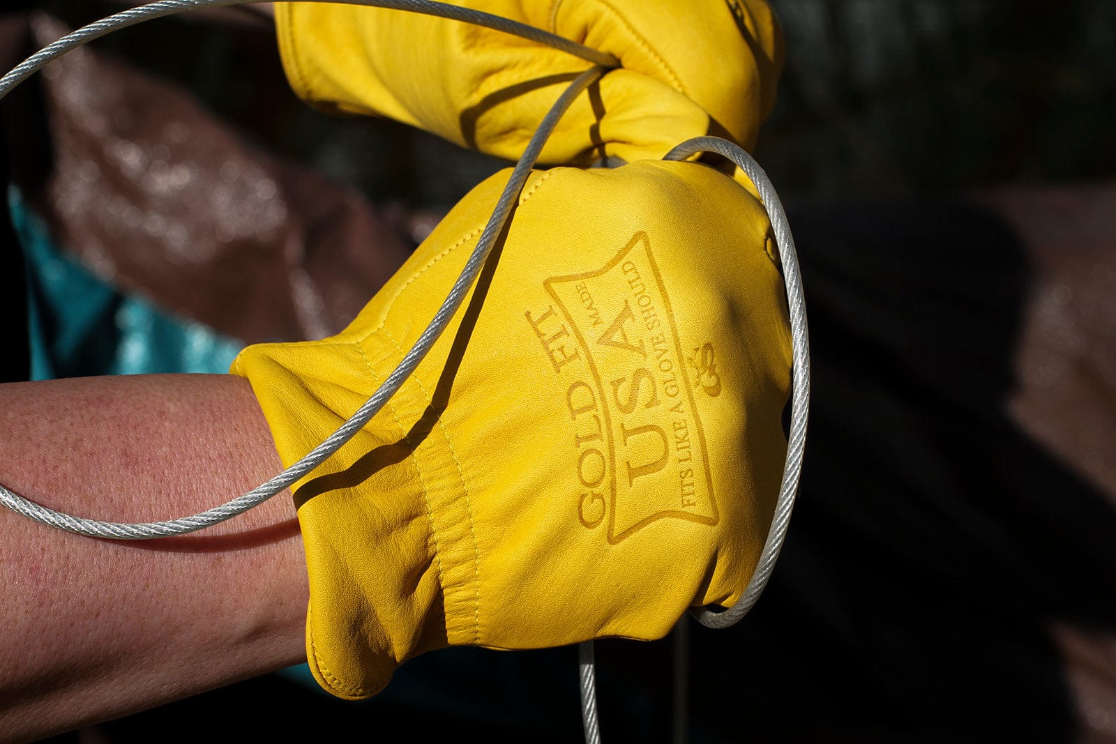 Made in the USA Leather Work Glove 250 Golden Stag Gloves work gloves men heavy duty guantes de trabajo mens work gloves womens leather work gloves leather gloves for men for work outdoor work gloves