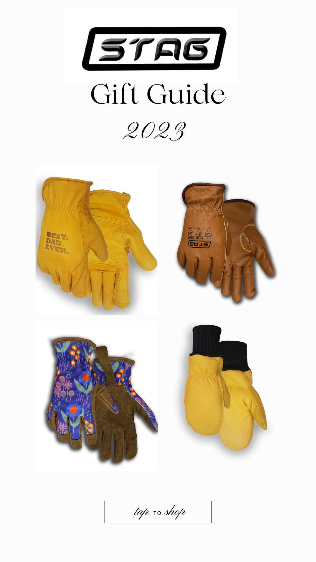 Holiday Gift Guide Golden Stag Gloves