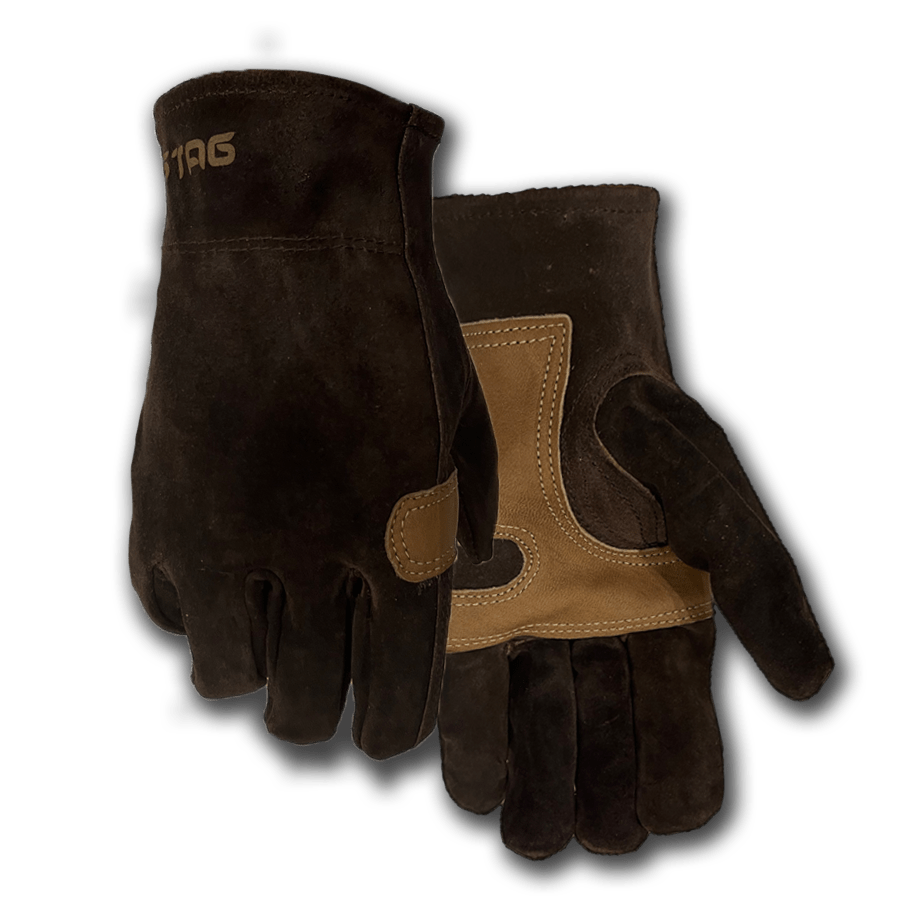 leather gloves brown golden stag gloves water resistant