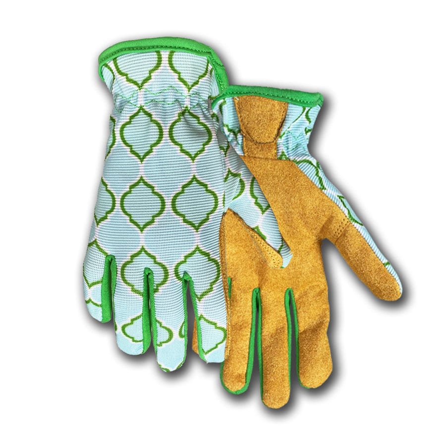 Lady garden gloves golden stag gloves gold leather