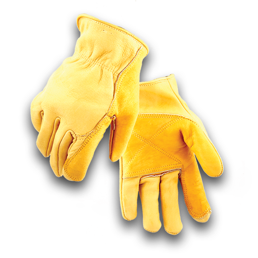 Iron Fencer Work Glove 207 Cowhide Leather Golden Stag Gloves