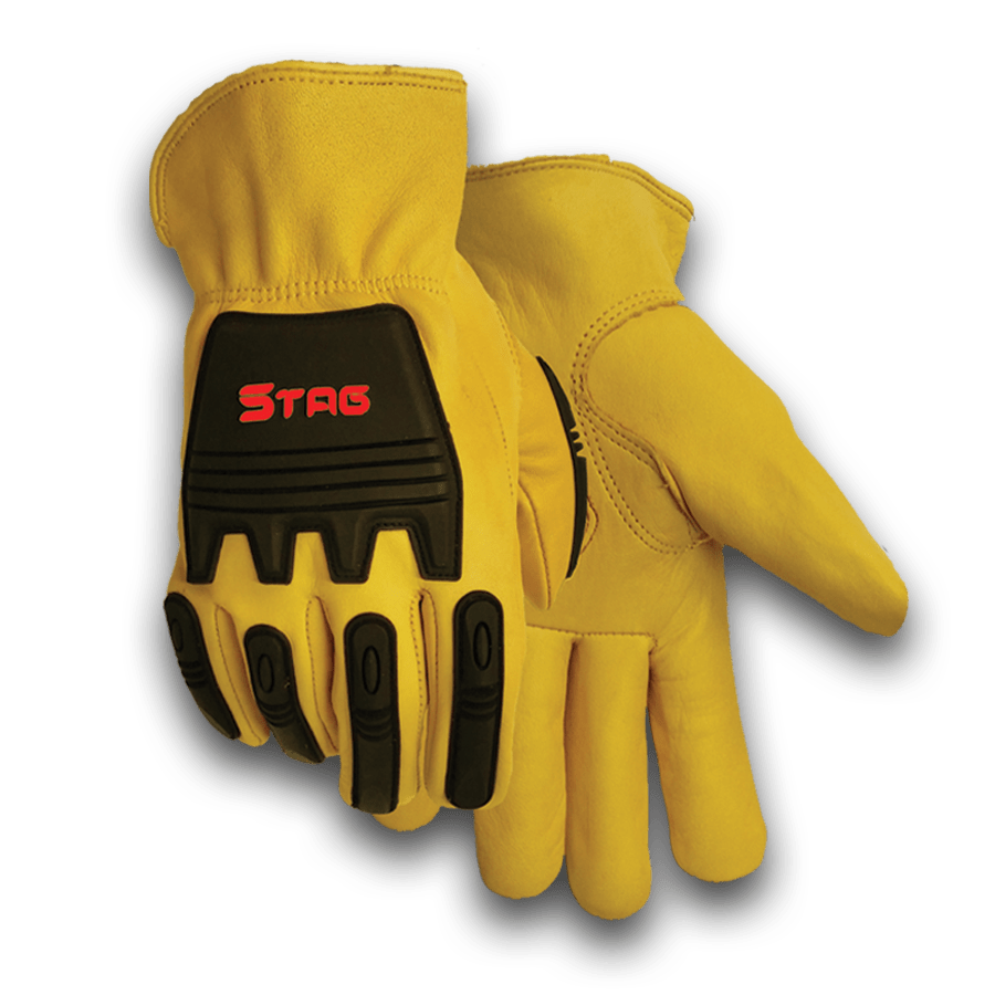 Impact Gloves 255 Golden Stag Gloves cowhide leather