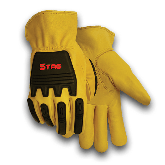 Impact Gloves 255 Golden Stag Gloves cowhide leather
