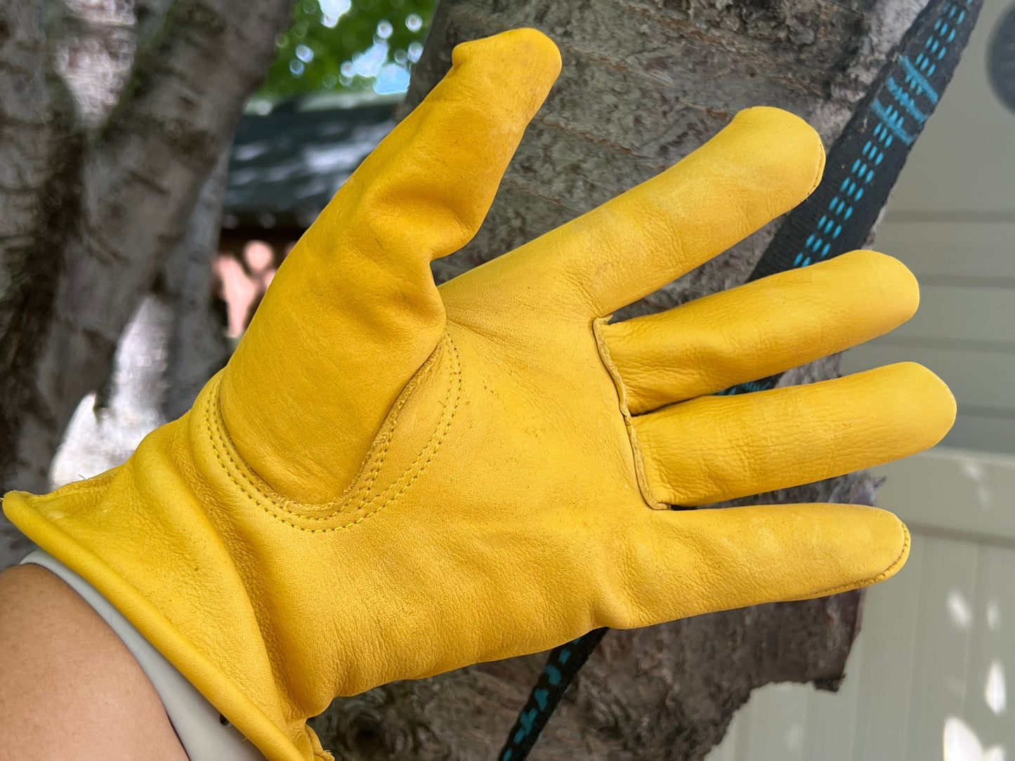 stag leather gloves for men womens work gloves construction heavy duty
