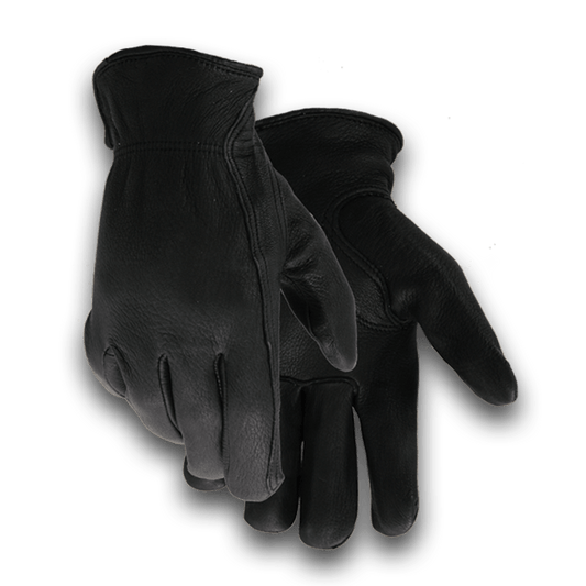 Black Leather Gloves Menswear 806 Golden Stag Gloves