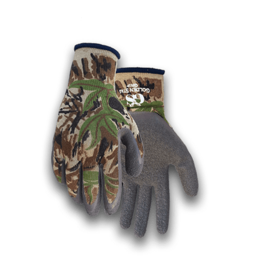 Latex Camo Work Glove 84 Golden Stag Gloves