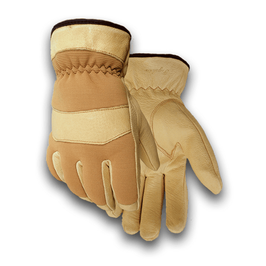 Leather Glove Brown for Kids 168K Golden Stag Gloves