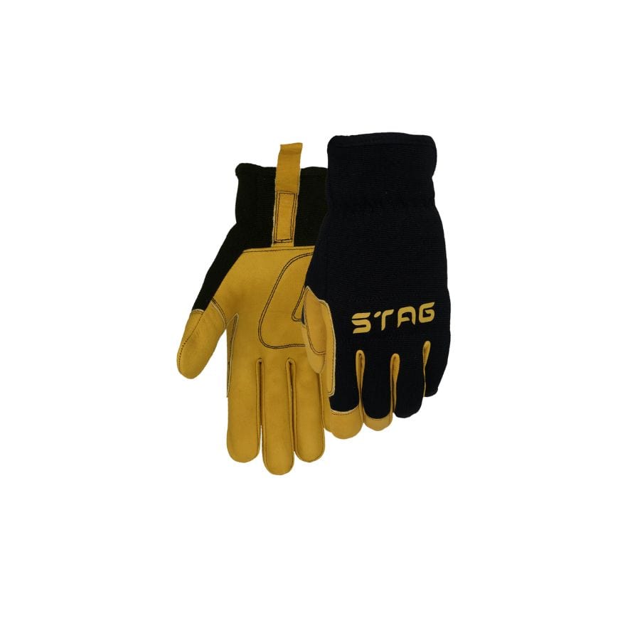 Leather Glove Men Buffalo Leather Work Gloves 67 Golden Stag Gloves