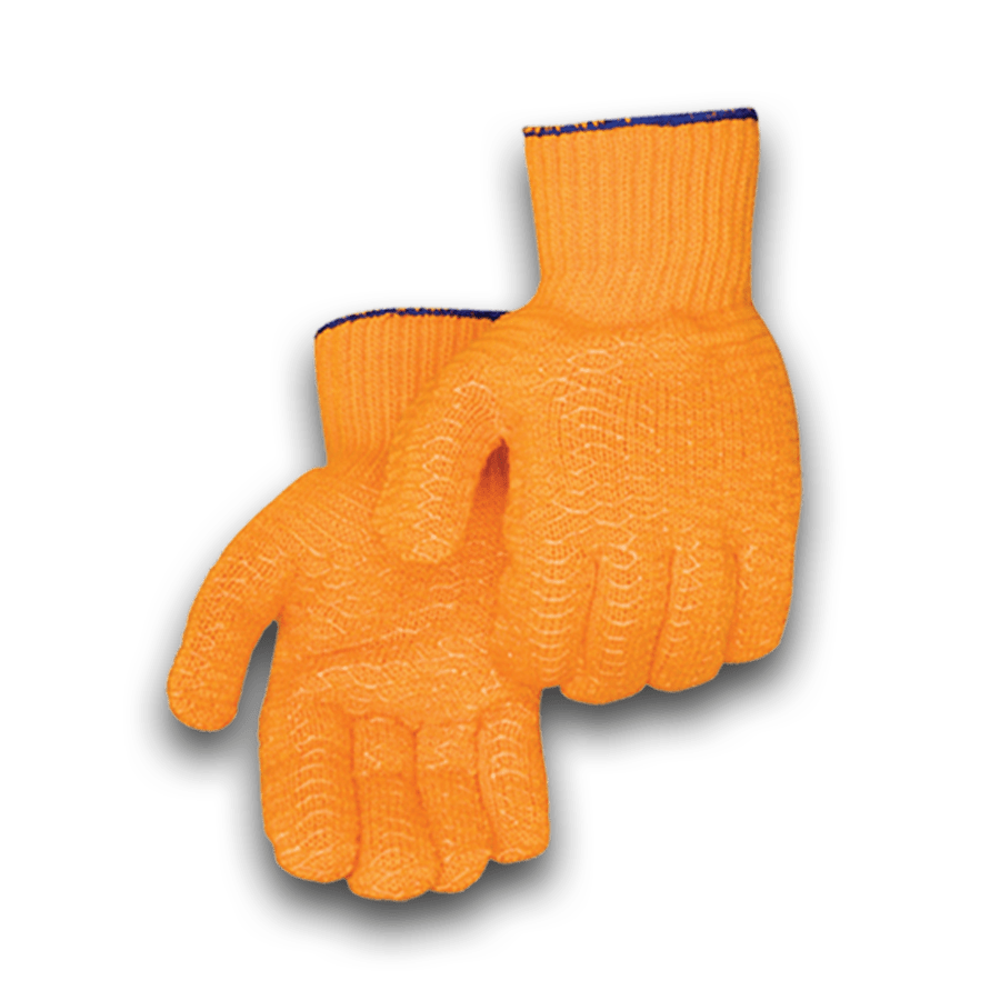 Orange Knit Glove 96751 Golden Stag Gloves