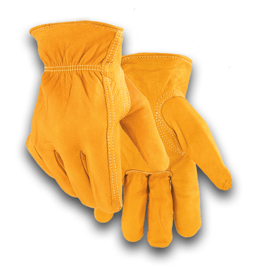 Leather Gloves for Working 807 Golden Stag Gloves
