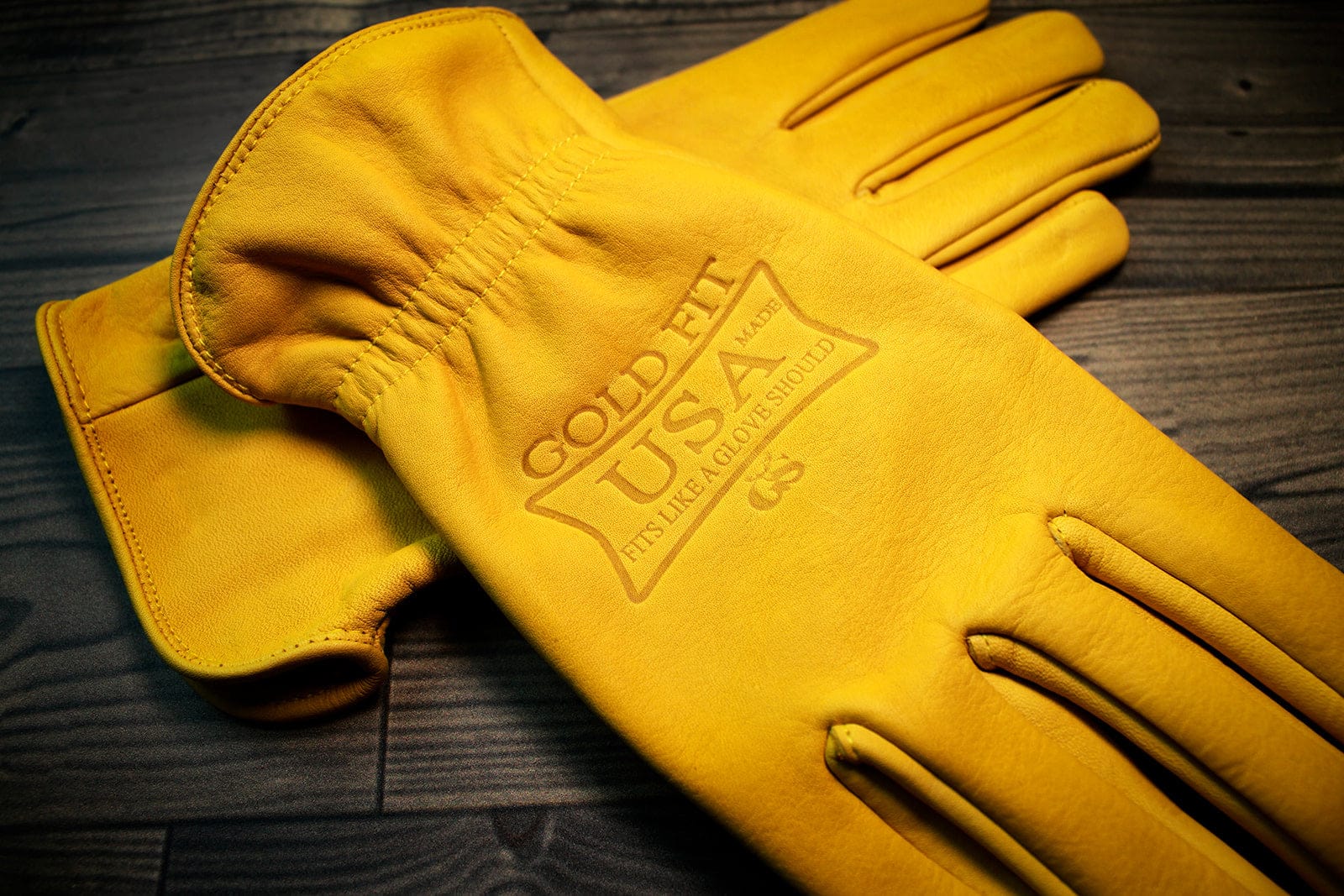 Made in the USA Leather Work Glove 250 Golden Stag Gloves