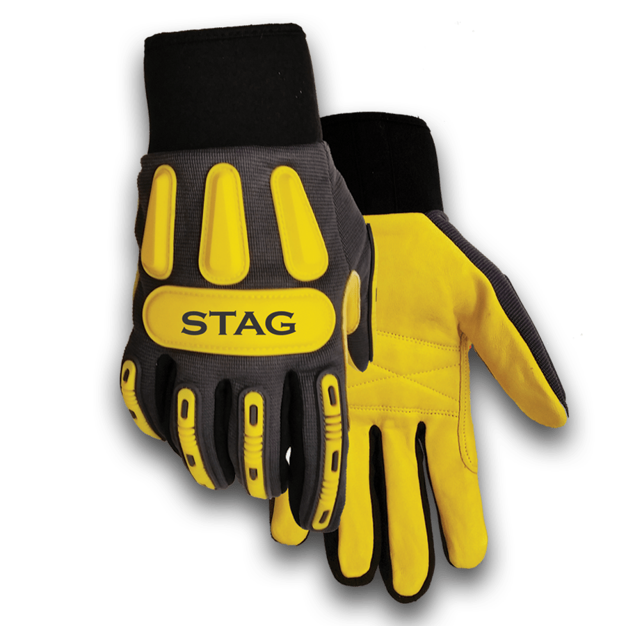 Work Glove Leather 48 Golden Stag Gloves
